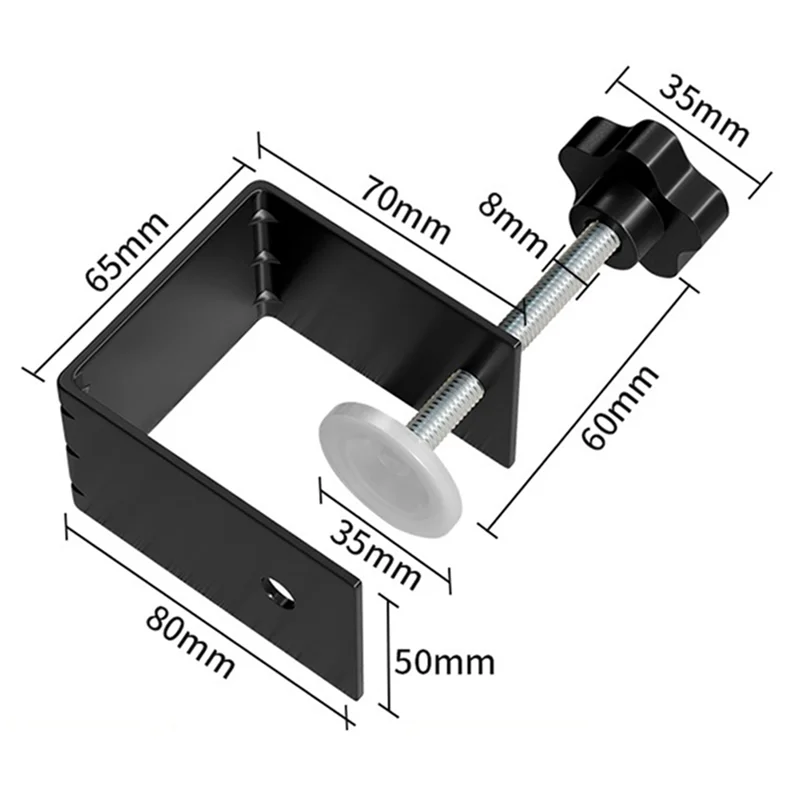 Lade Voorpaneel Installatie Klem Hardware Jig C Klem 3Mm Dikkere Lade Boorgat Geleider U Klem (4 Pack)