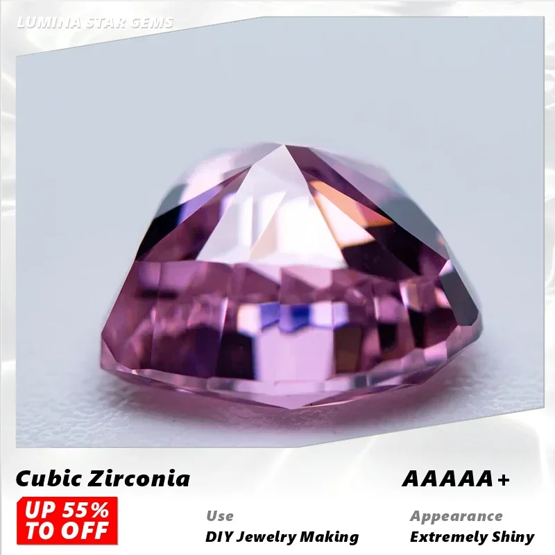 

L-кубический цирконий, оптовая продажа, без сертификата, измельченный лед, форма сердца, темно-розовый цвет, подвески, бусины для изготовления ювелирных изделий своими руками