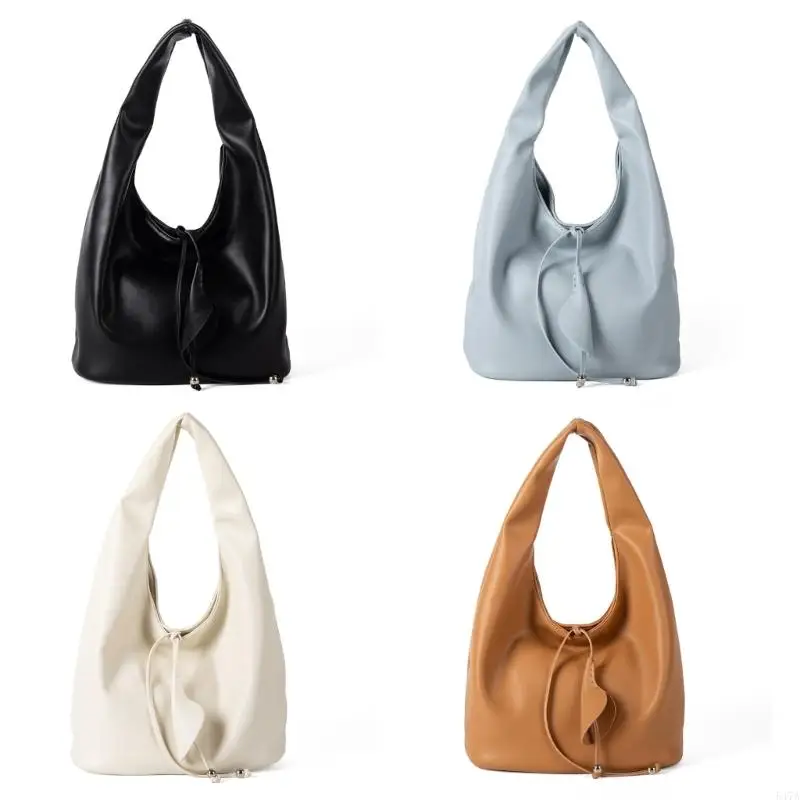 

Women Casual Shoulder Bag Soft PU Leather Handbag Spacious Underarm Purse Practical Gift For Mother Birthday Holiday 547A