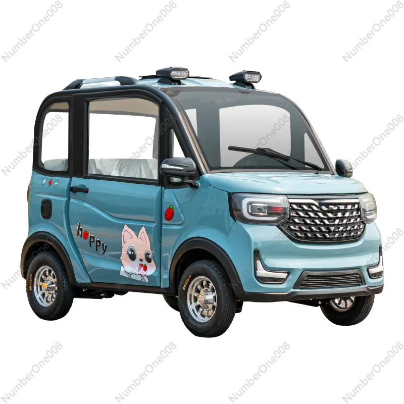 New Energy Household Small Adult Scooter Oil Electric Four Wheel Battery Car (Page Freight Is Different From Actual Freight)