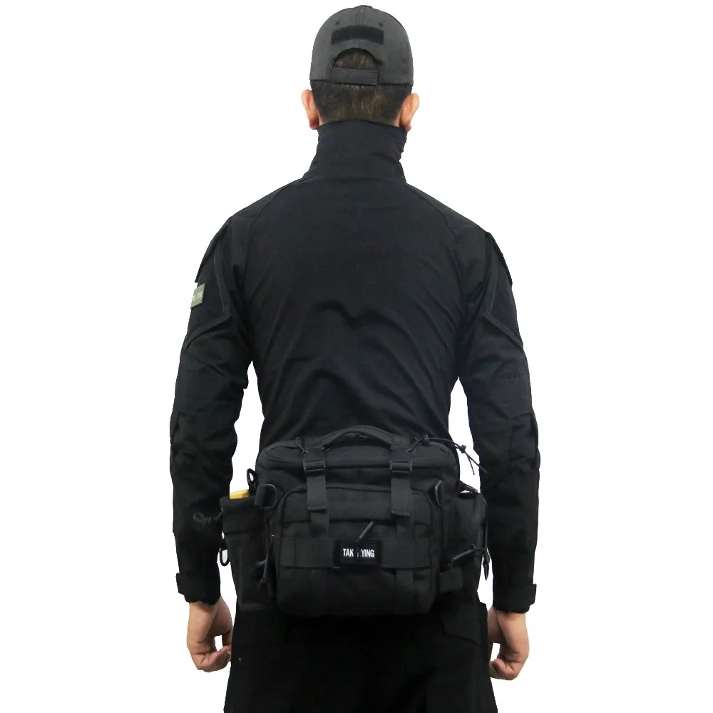 حقيبة خصر مولي، حقيبة صيد للرياضات الخارجية والترفيهية، حقيبة ظهر متعددة الوظائف بكتف واحد، حقيبة كروس