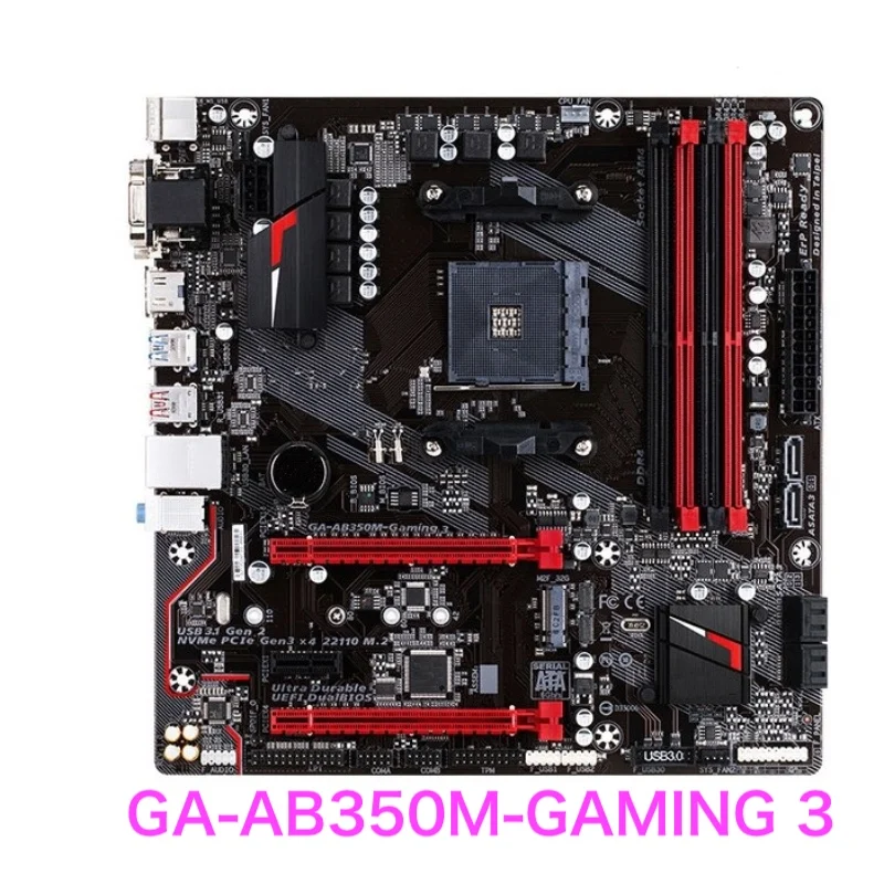 

Suitable For Gigabyte GA-AB350M-GAMING 3 Motherboard AB350M-GAMING 3 AM4 DDR4 Micro ATX Mainboard 100% Tested OK Fully Work