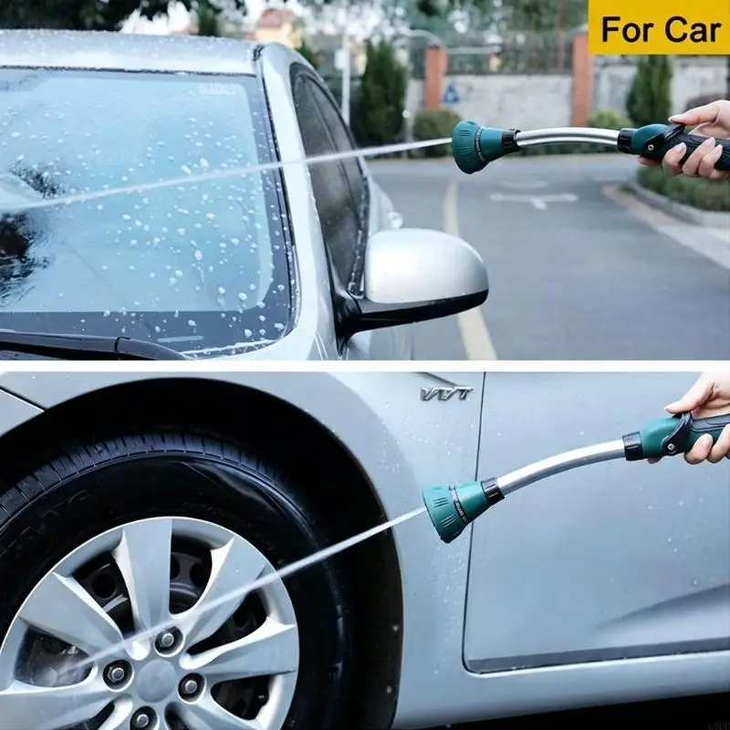 8 Function Heavy Duty Lightweight Garden Hose Nozzle With Thumb Control