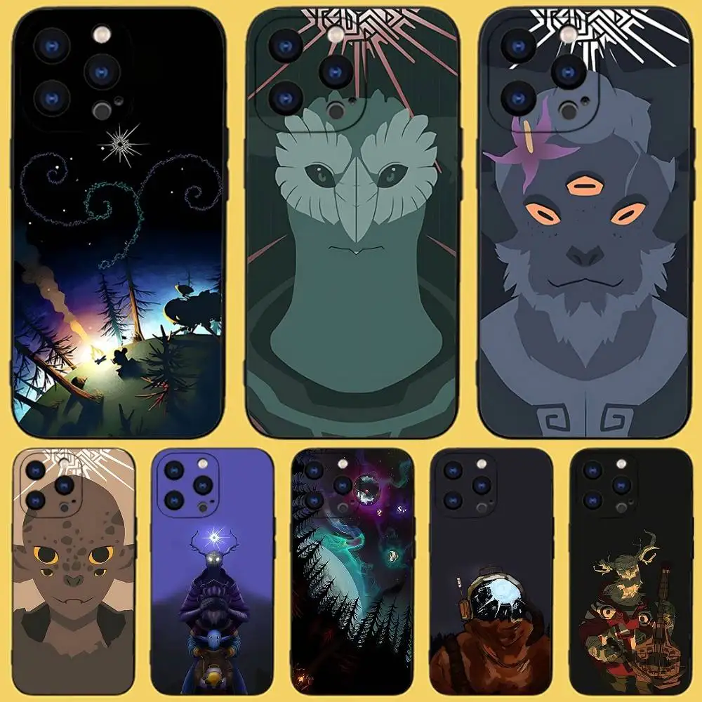 

Outer Game W-Wilds Phone Case For iPhone 17,16,15,14,13,12,11,Pro,Max,Plus,X,XS,SE4,E,Mini,Soft Black Case