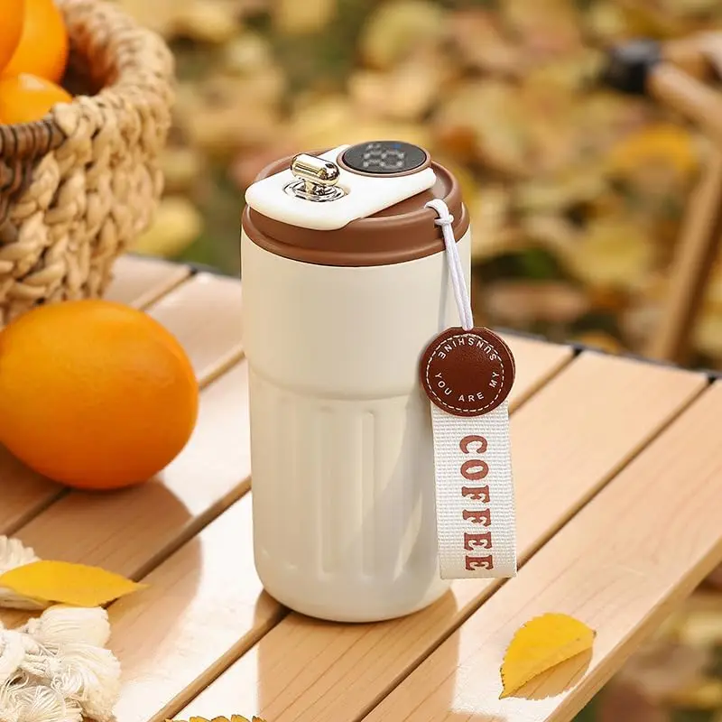 Coffee Mug, Stainless Steel Vacuum-Insulated Travel Mug, Double Wall Leak-Proof Thermos Vacuum Tumbler 12oz 370ml Coffee Cup