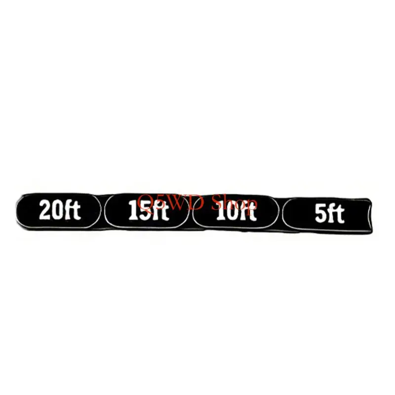 Q5WD Practical Adjustable 1 Inches Scale Measuring Tool Flexible Chain Ruler Gauges For Role Playing Game And Battle Map