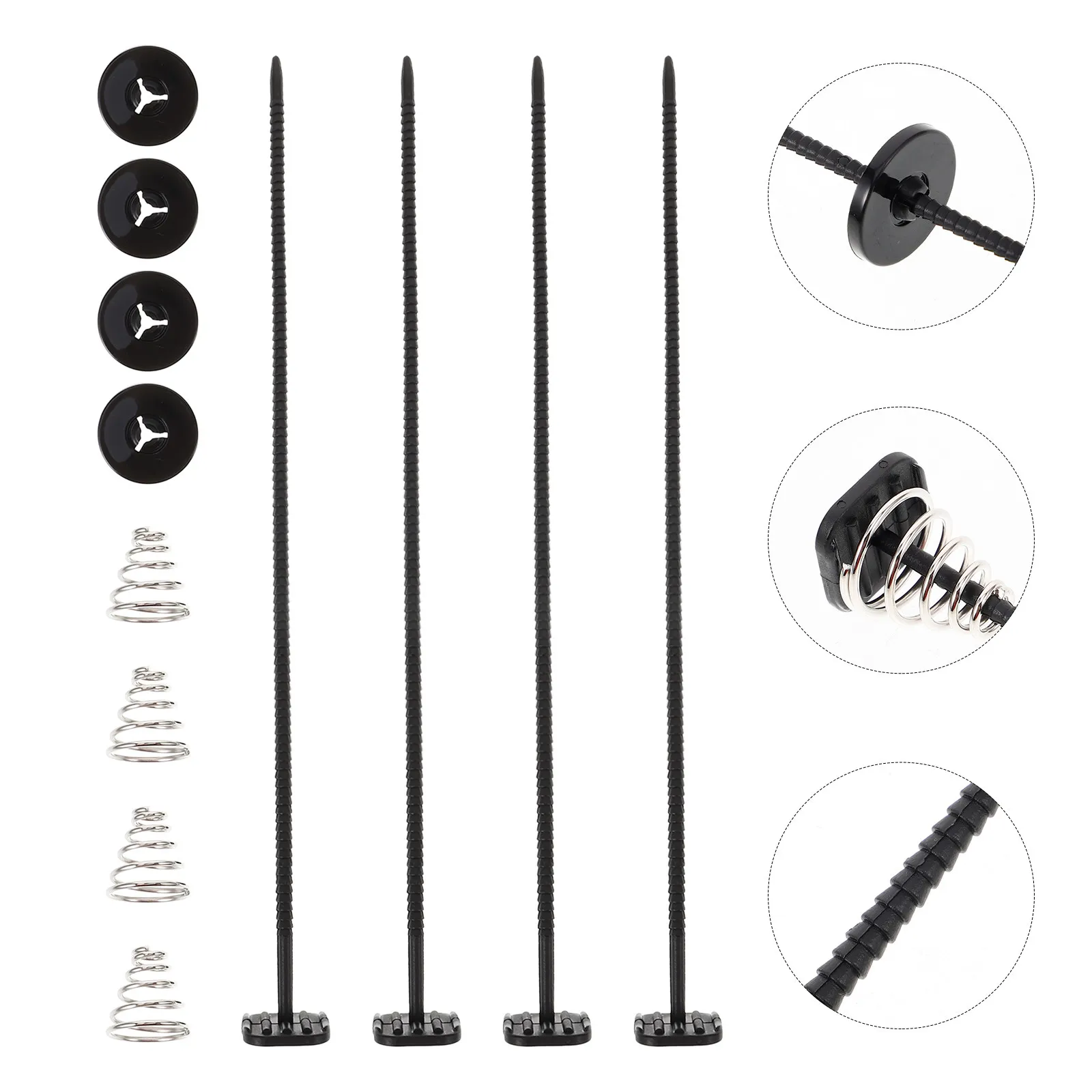 Universal Radiator Fan Mounting Kit for Car Electric Cooling System Installation Accessory