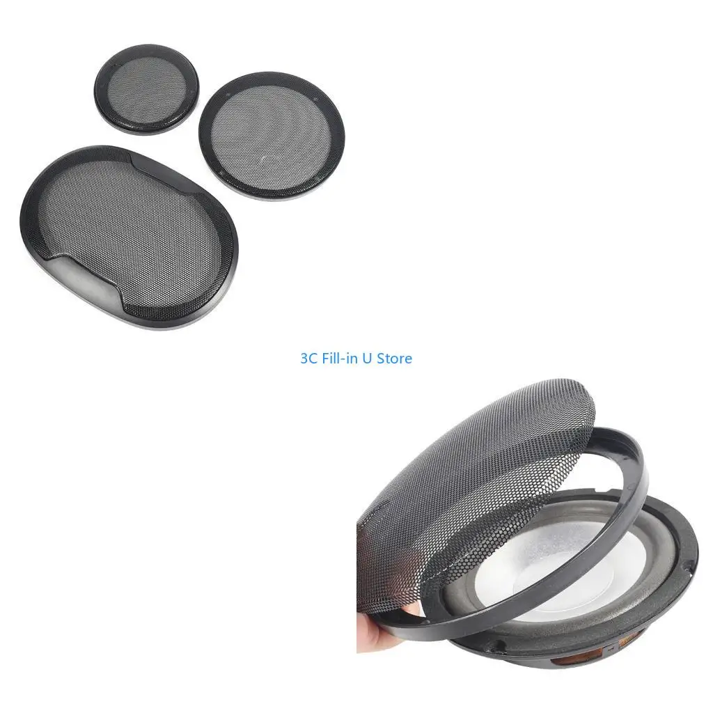 G8TA Автомобильный сабвуфер Крышка динамика 4 дюйма 6,5 дюйма 6x9 Решетка автомобильного аудио стерео динамика