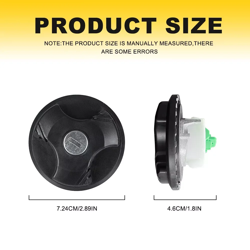 Für Fiat 500/500C 2007-2016 Kraftstoff Benzin Diesel Füllstoff Locking Tank Kappe Mit 2 Schlüssel Auto Ersatzteile zubehör