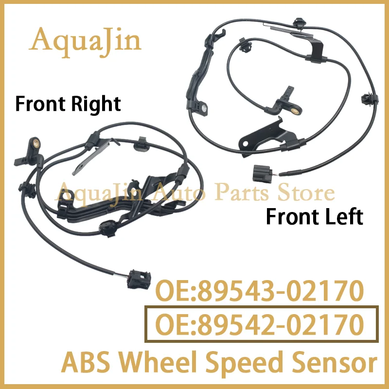 Sensor de velocidad de rueda ABS delantero izquierdo y derecho para Toyota Corolla Levin E180 E210 Lexus CT200h ZWA10 Auto OEM 89543-02170 89542-02170