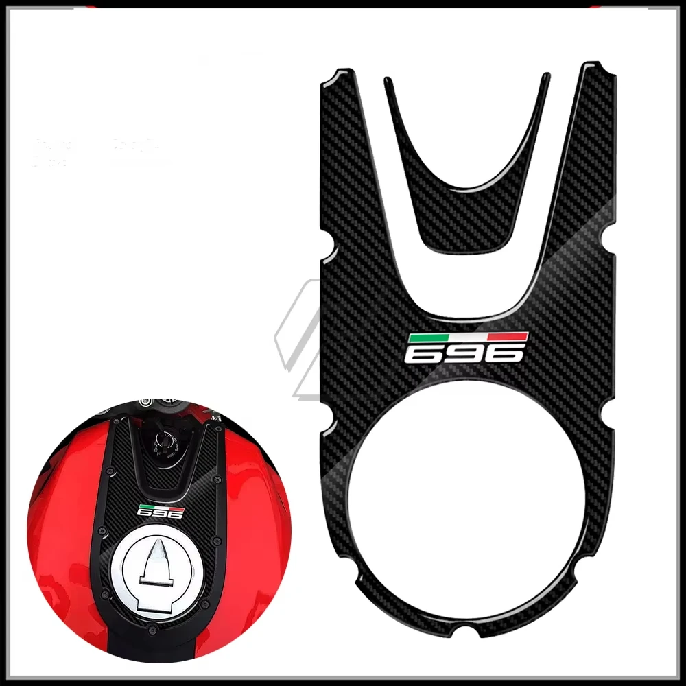 

For Ducati Monster 696 2008-2014 Motorcycle Tank Pad Protector 3D Carbon-look