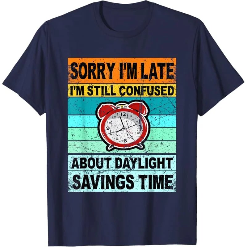 Retro Daylight Savings Time Shirts For Start End Spring T-Shirt