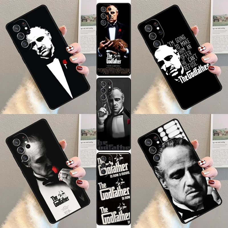 United States TV The Godfather Phone Case For Samsung Galaxy S23 S21 S20 FE S24 S22 Ultra Note20 S10 S9 S8 Plus Silicone Cover