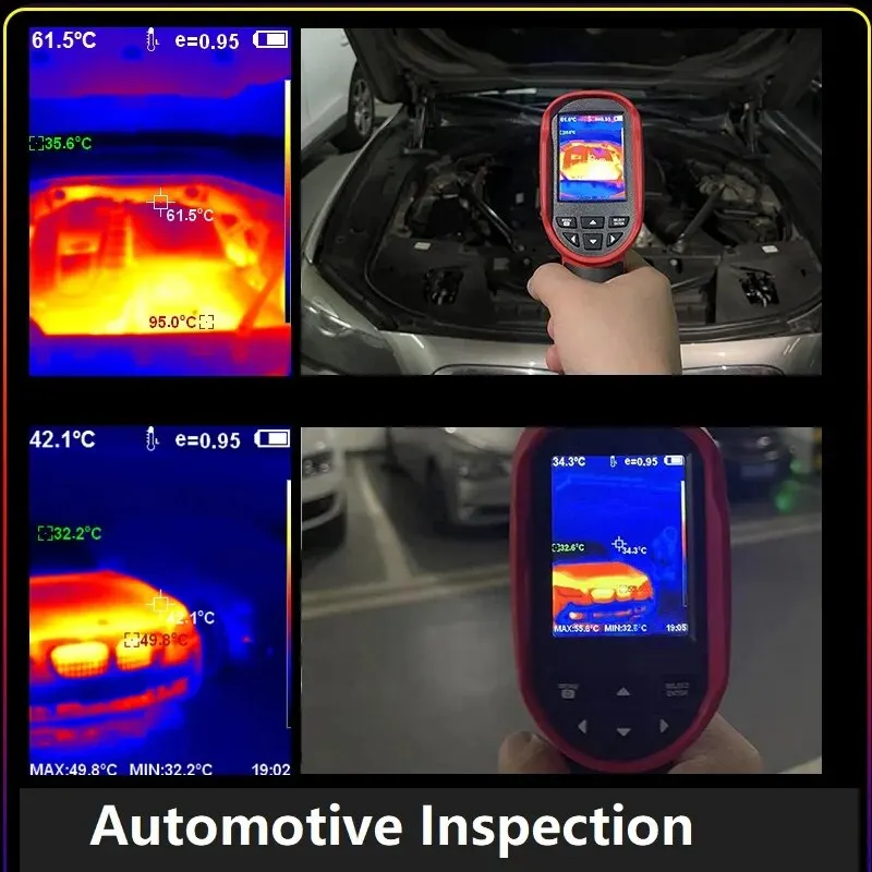 TOOLTOP ET692B 160*120 25Hz Thermal Imaging Camera Visible Light Automotive Pipeline Heating Leakage Inspect Thermal Imager