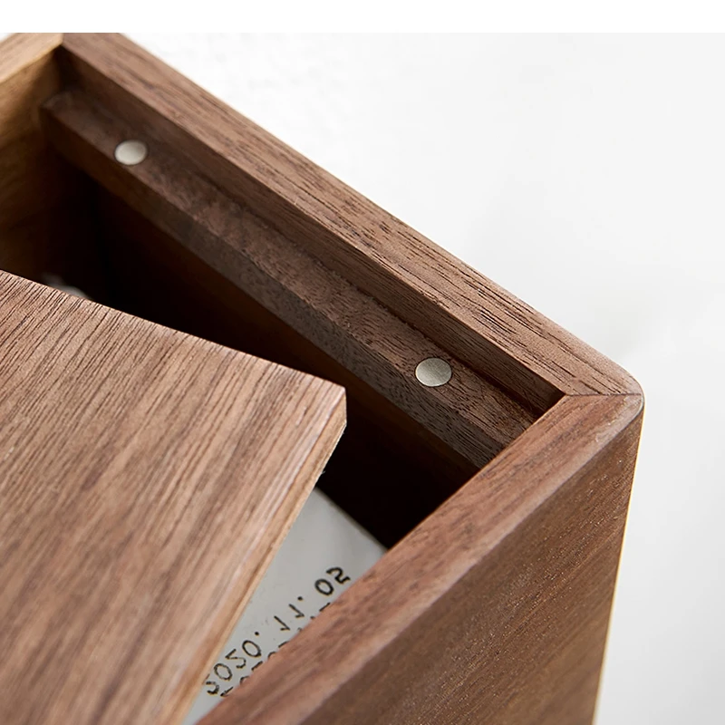 호두 나무 종이 타월 홀더 화장실 랙 가정용 벽 마운트 조직 보관 욕실 다기능 선반