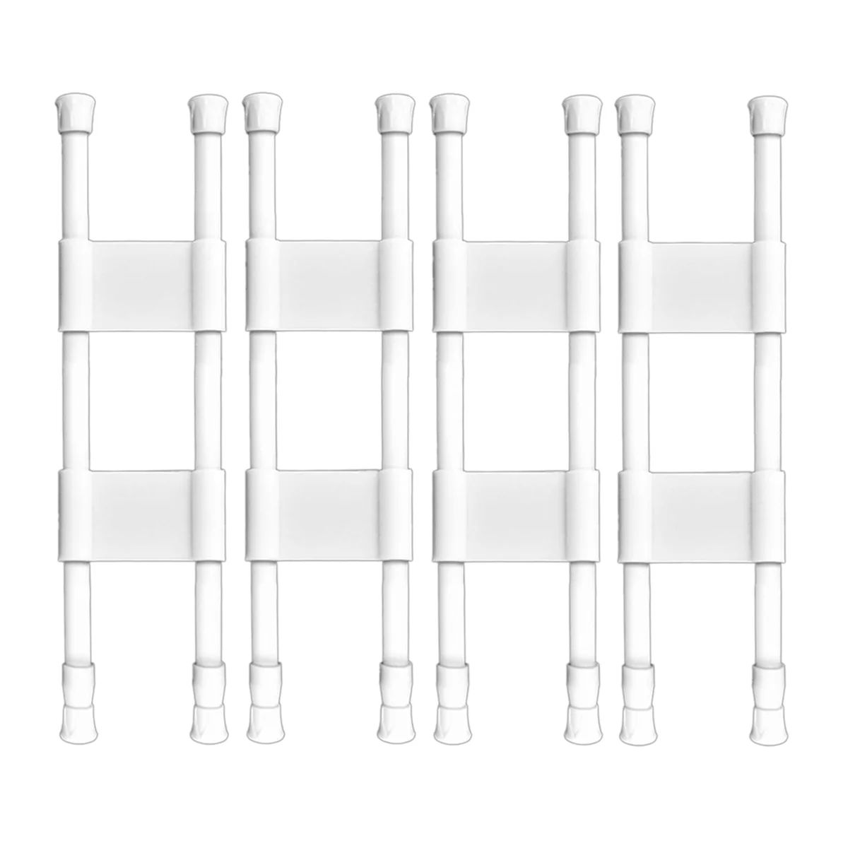 

4 pcs Double RV Refrigerator Bars Adjustable Fridge Tension Rods