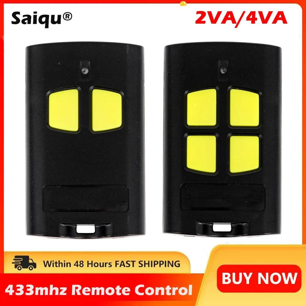 Garage Gate Remote Control 433 mhz Remote Control Compatible TO GO VA 2VA 4VA Rolling Code Garage Door Opener