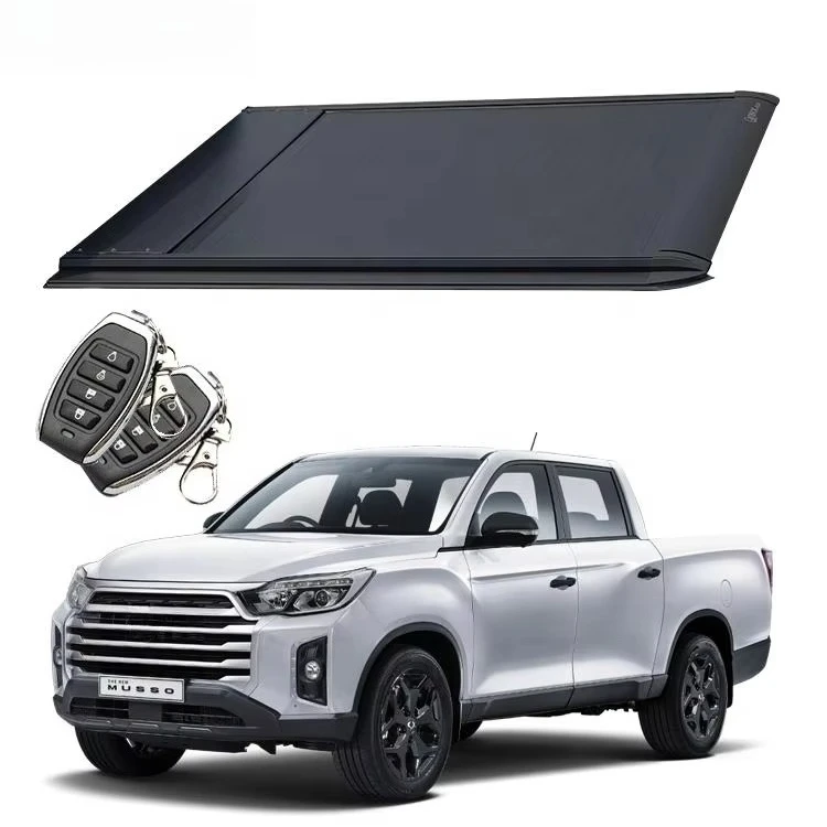 

Factory Price Electric Remote Control Pickup Truck Load Bed Tonneau Cover Retractable Roll Shutter Cover for Ssangyong Musso
