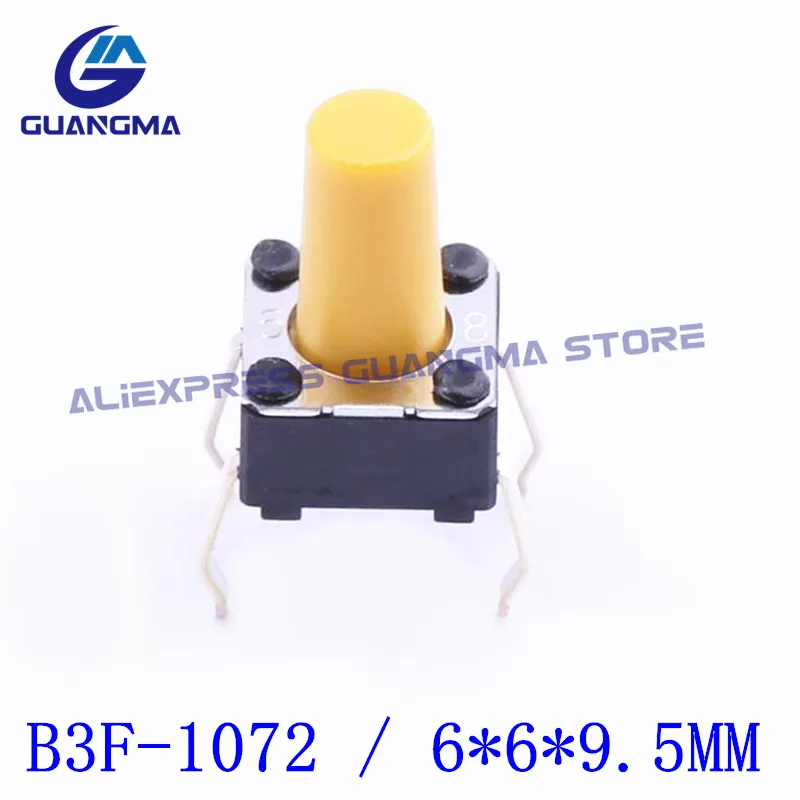 100PCS light touch Tact Switch Button B3F 1072  B3F-1062  B3F-1022  B3F 1005 B3F-1002 B3F-1000 B3F-1070 6*6*4.3 6X6X5MM 6*6*9.5