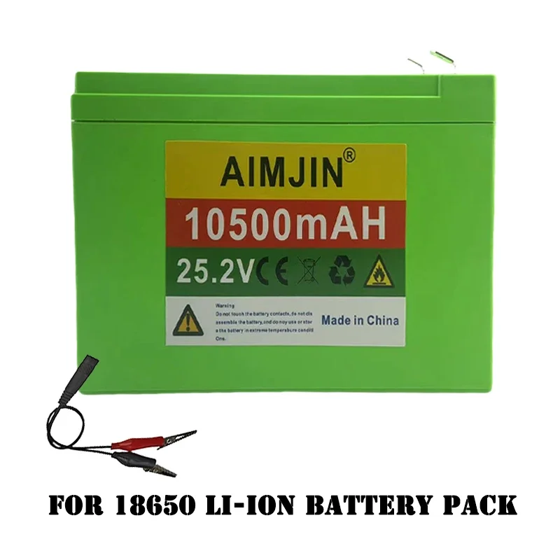 

25.2V 10500mAH Rechargeable lithium ion 6s3p battery Pack For Children's electric vehicle,with Built-in BMS Power+Charger