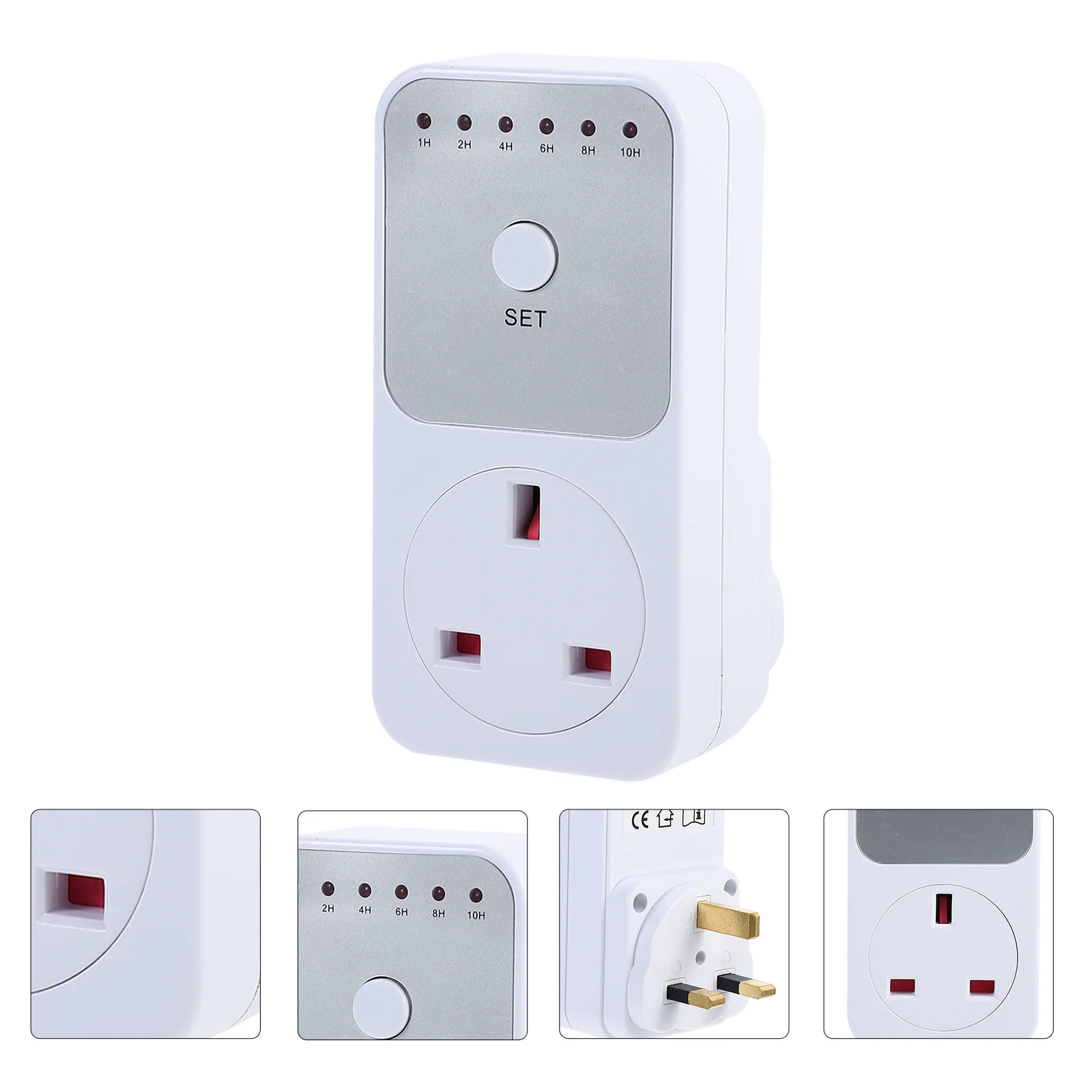 

10-Hour Adjustable Countdown Timer Outlet Auto Shut Off Plug-In Mechanical Timer For Home Appliances Programmable Socket Indoor