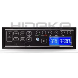 HIDAKA 12V 24V DAB+ 1 DIN M505 Radio Bluetooth USB FM Radio MP3 Speaker Player Excavator Radio