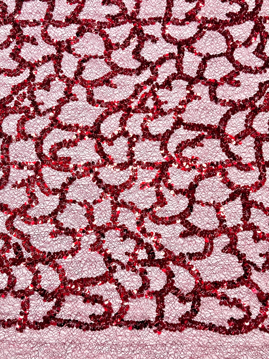 2026 الأحمر الأفريقي نيجيريا جودة عالية الترتر تول أقمشة الدانتيل التطريز حفل زفاف جبر فستان الخرز حجر 5 ياردة