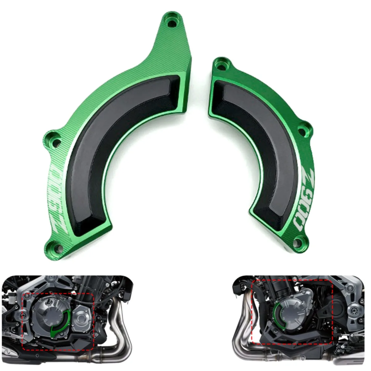 

Motorcycle Engine Stator Cover Engine Guard Protection Side Shield Protector For Z900 2017- 2019 Z 900 17-19