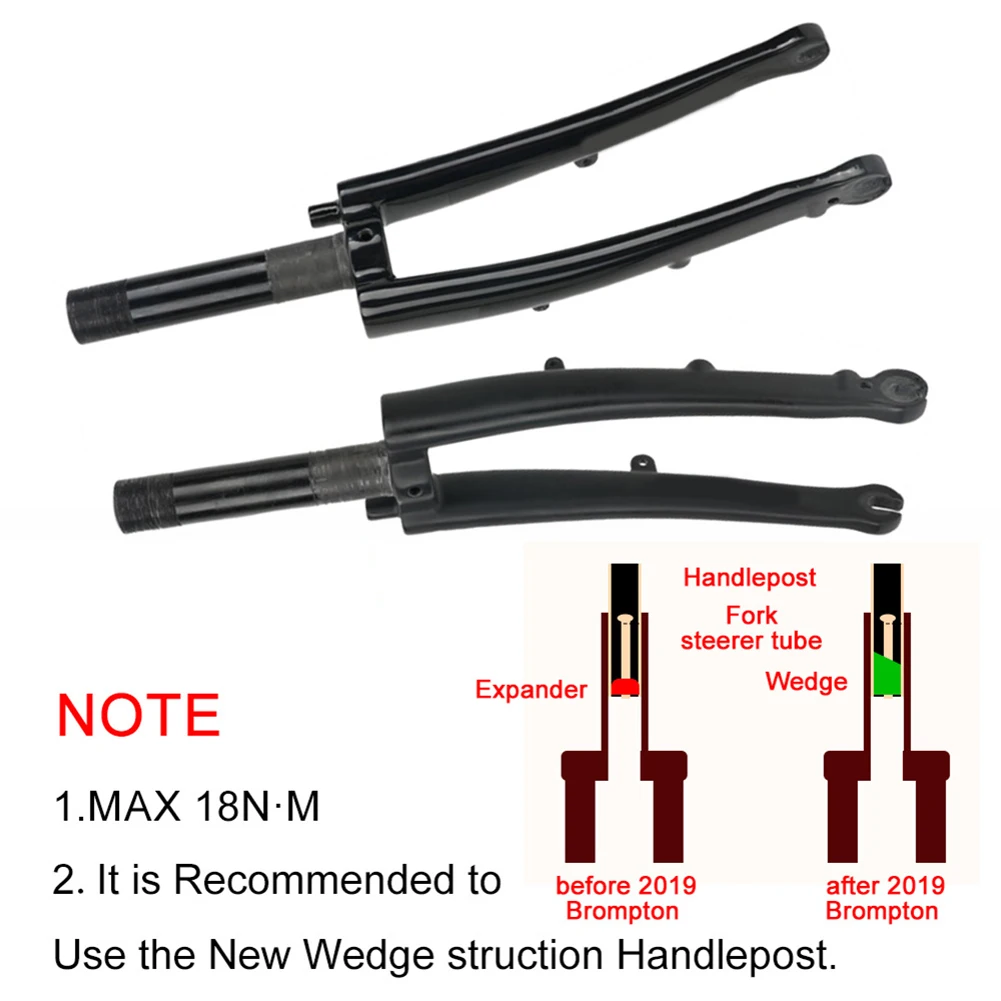 Aerodynamic Design in a Compact Size of a Bicycle\\\\\\\'s Front Fork at the Measurement of about 74mm Suitable For Any Setup