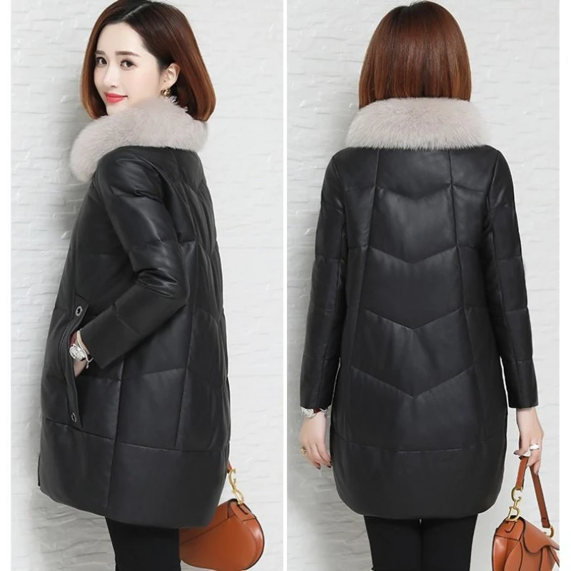 Autumn Winter Long Parka Coats Women Casual Thicken  Jacket  Snow Wear s Cotton Padded Warm Puffer  L200