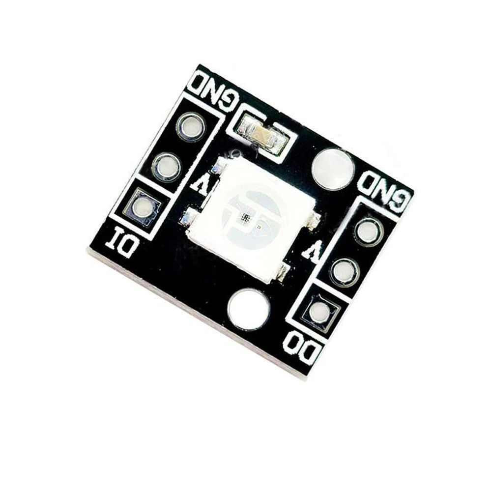 20pc 1Bit LED Module WS2812B 5050 Full Color Highlight Serial 5V Digital Port for Arduino 51 stm32 MCU Electronic Building Block