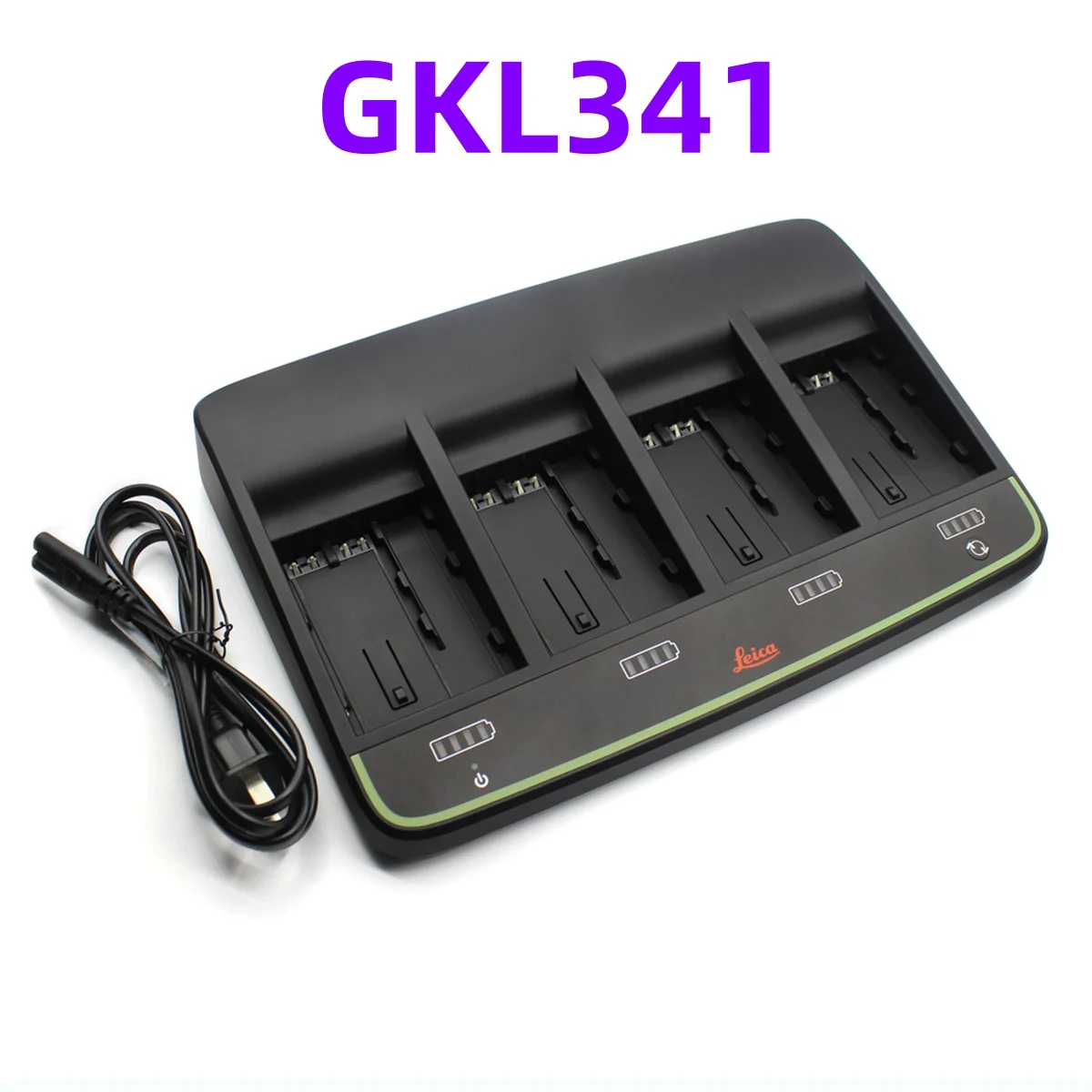 Leica GKL341 charger is suitable for Leica total station battery GEB211 GEB212 GEB221 GEB222 GEB242 GEB331 four channel charger