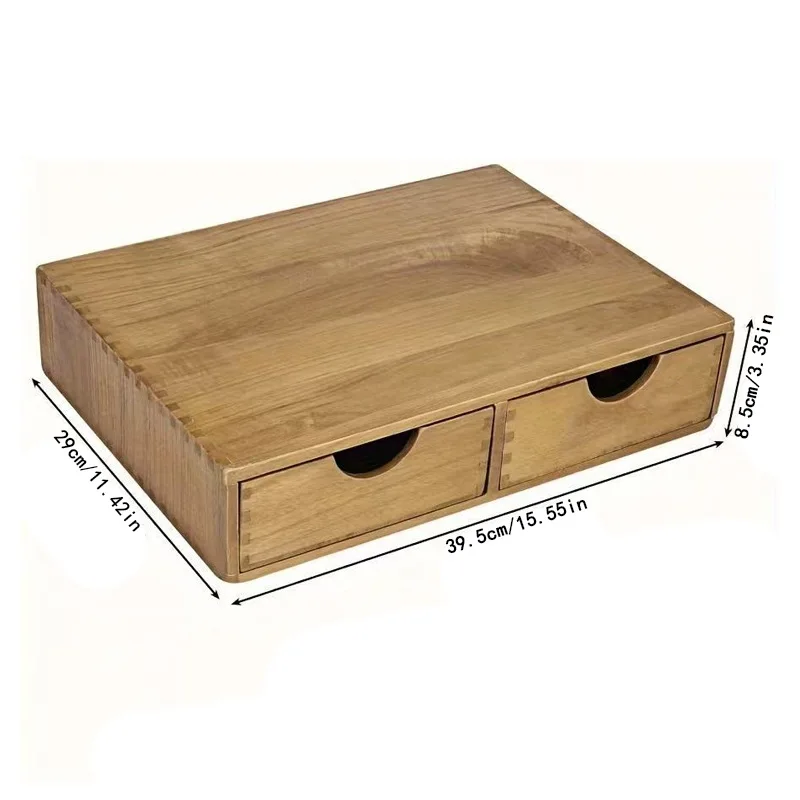 2026 Multi Functional Coffee Pods Storage Organizer Coffee Capsule Storage Box Wooden Coffee Capsule Organizer with Drawers