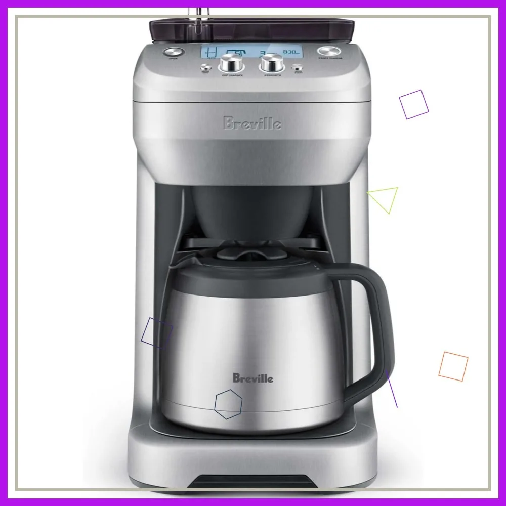 

Grind Control Coffee Maker with Built-in Grinder, Thermal Carafe, Brushed Stainless Steel Design