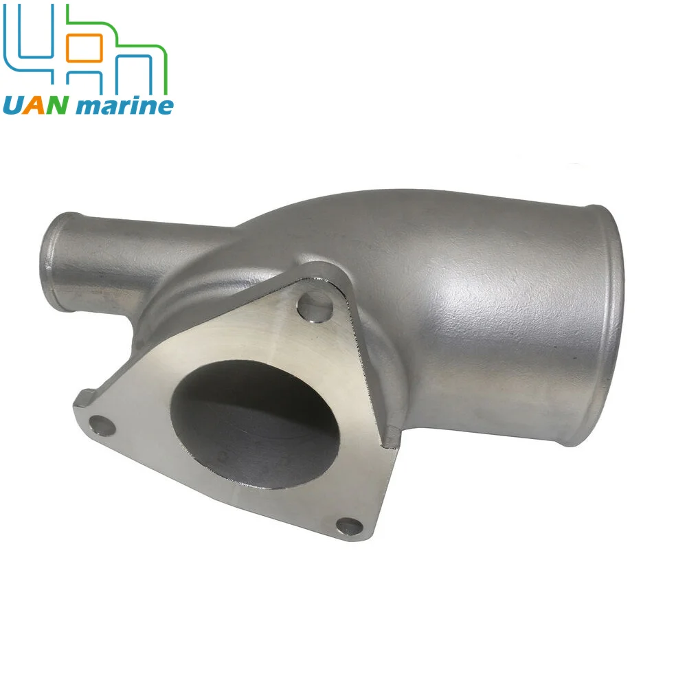 

119171-13490 Yanmar Marine 4LH-TE HTE Boat Inboard Engine Exhaust Mixing Riser 3B3.5 Stainless Steel Mixing Elbow