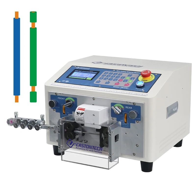 EW-03B+ Full automatic stripper machine stripping for PVC  Braided Fiberglass Wire cable range 0.1-10 mm2