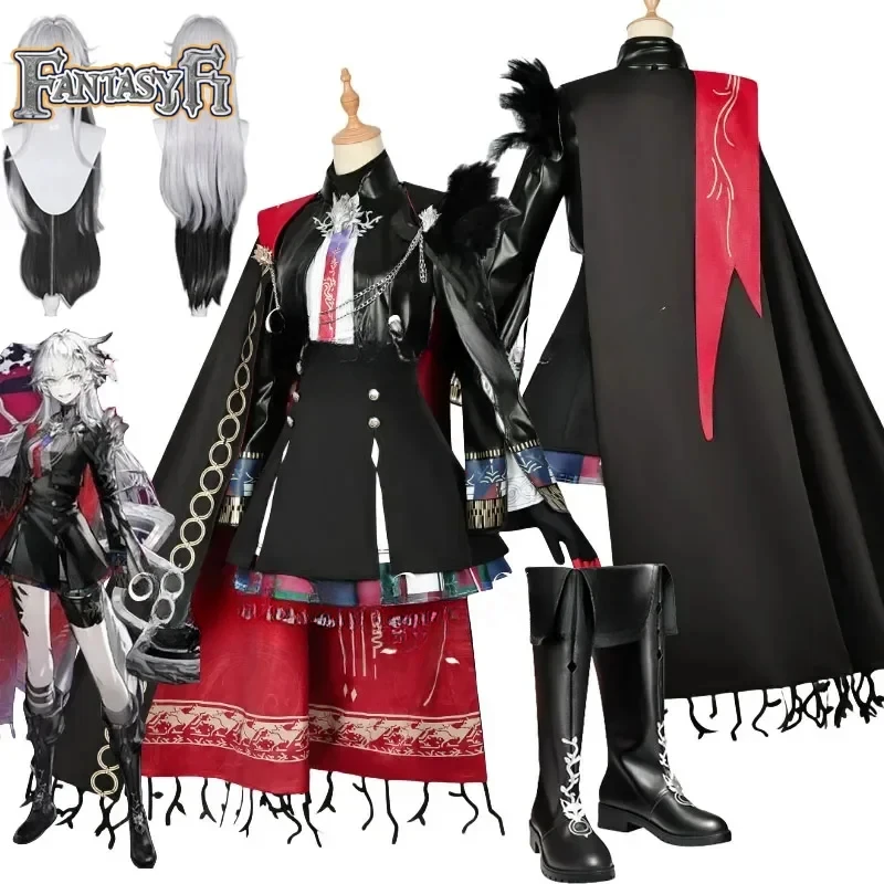 Game Arknights Lappland The Decadenza Women Cosplay Costume Lappland Cos Anime Party Uniform Hallowen Play Role Clothes Clothing