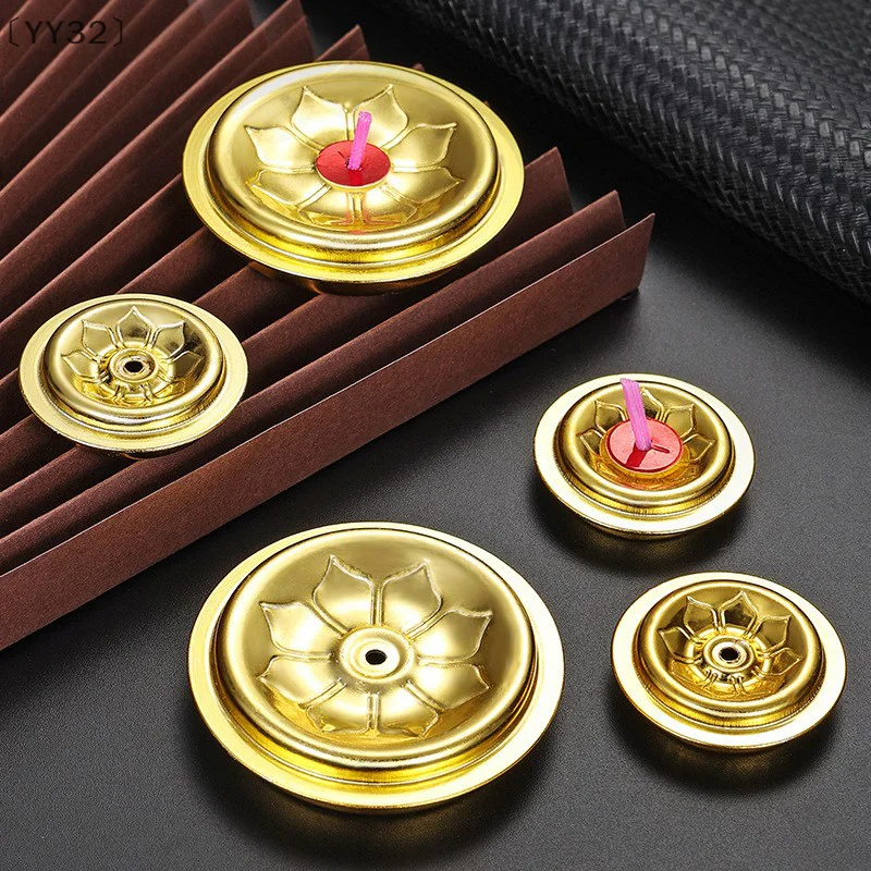 

〔YY32〕2 Pcs Oil Lamp Floating Wick Holders Enshrine Supplies For Buddha Lamp Long Light