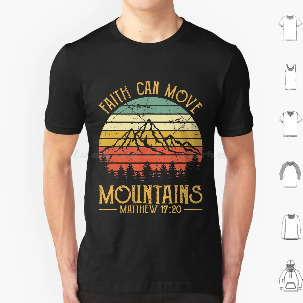 Camiseta de fe puede mover montañas para hombres, mujeres y niños, camiseta cristiana para hombres, mujeres y niños, 6xl, fe puede mover montañas, hombres, mujeres y niños