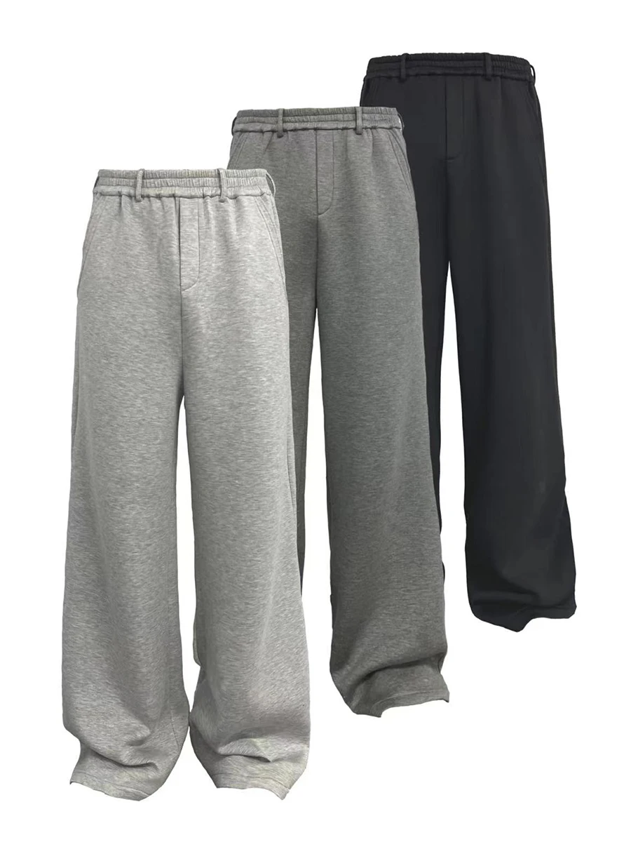 

Casual JCAESAR Sweatpants Space Cotton Flared Comfortable Double ket Long Pants Loose Fit Youthful Sle Cotton Fabric