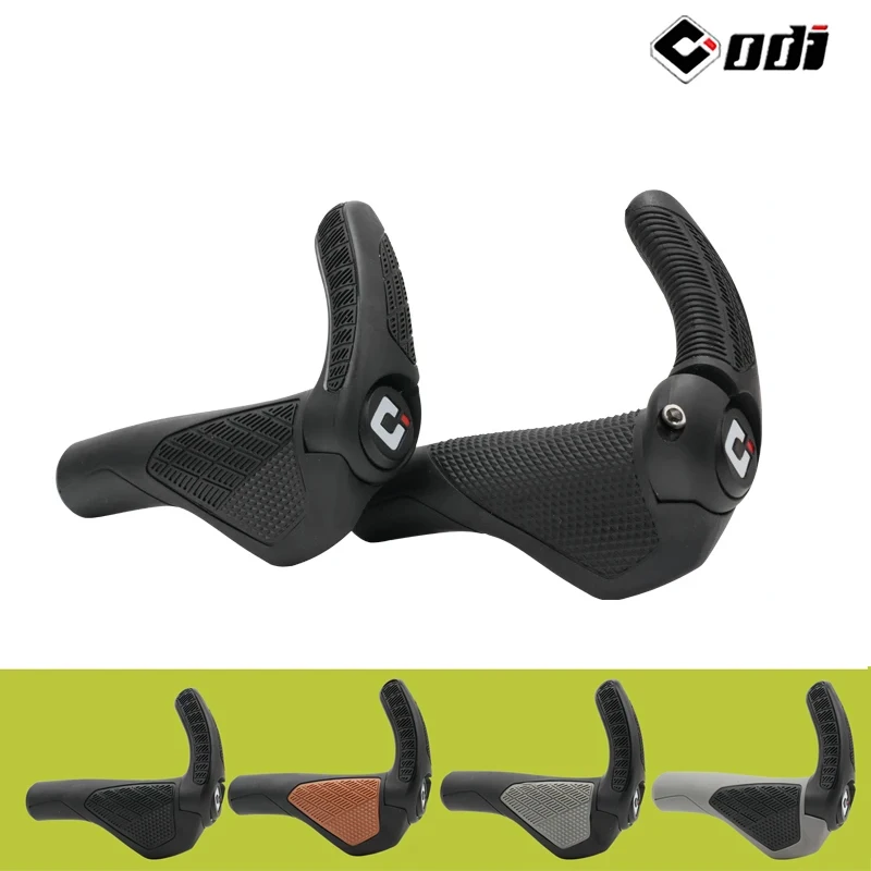ODI Ergonomische MTB-Griffe, Komfortable Gummi/Eiche Mountainbike-Lenkerabdeckung, Große Polsterung, Lock-On, Radsport-Rennzubehör