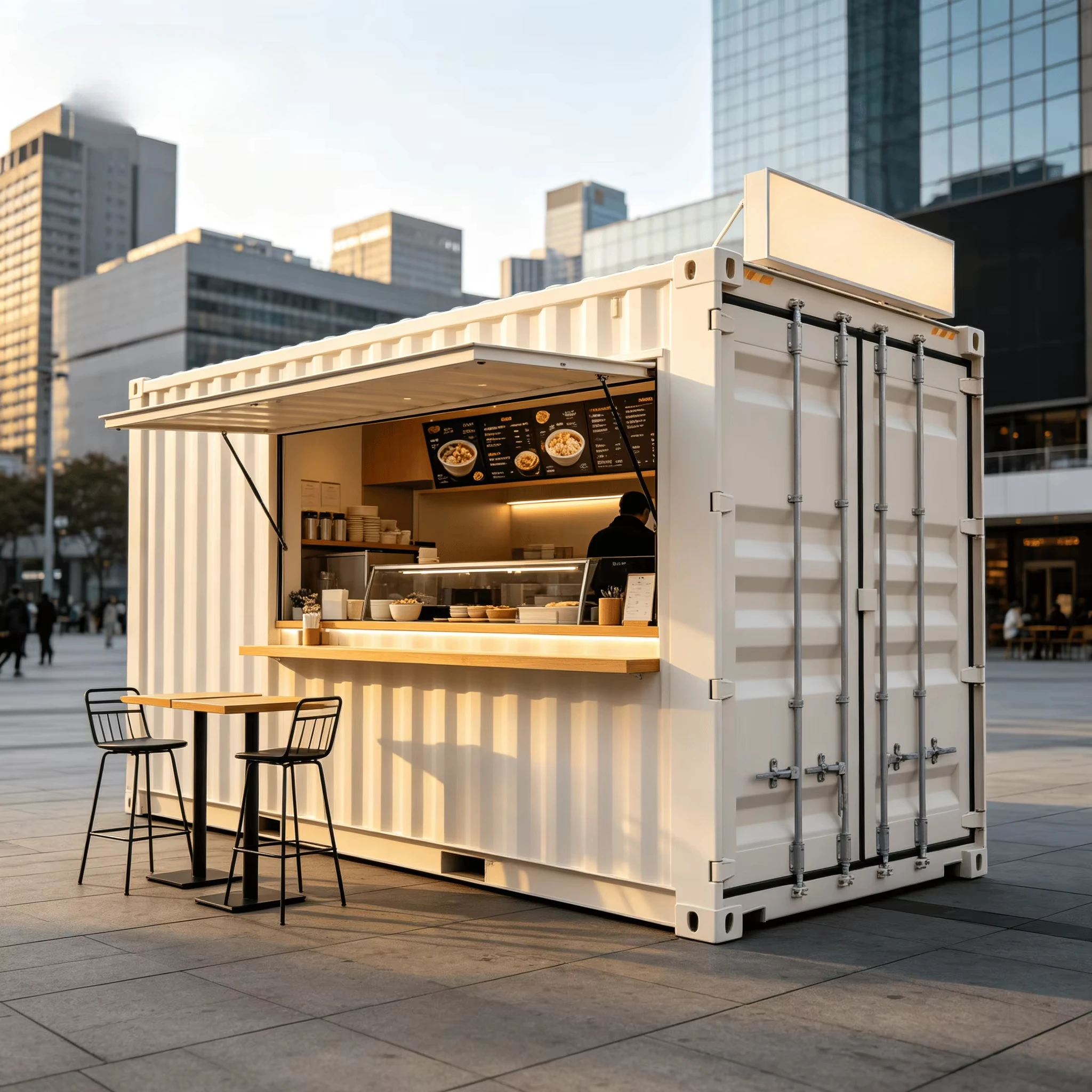 Container Bar Restaurant Coffee Shop Mobile Shipping Container Cafe Outdoor Shopping Mall Commercial Design House Container