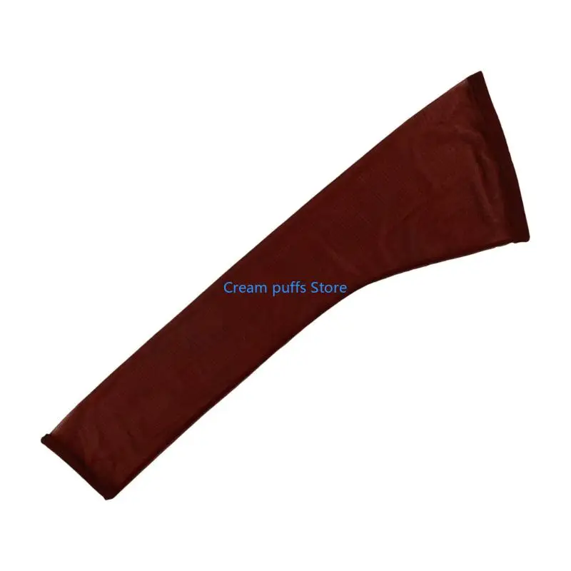 50LE Stretch Mesh Braid Cap for Long Twists, Lightweight Tube Hair Wrap