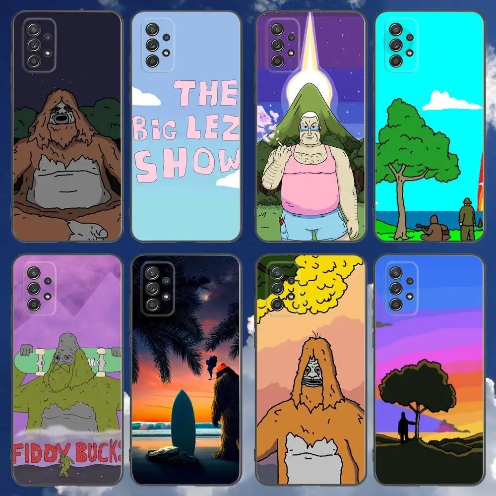 

Sassy The Sasquatch Phone Case For Samsung Galaxy A 91,80,73,72,71,53,52,51,22,5G Shockproof Soft Black Cover