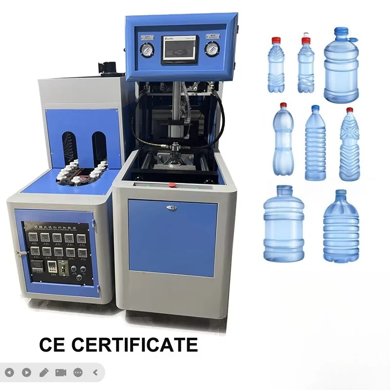 Custom Design 1 Cavity Semi-automatic Preform PET 10 Liter Oil Plastic Bottle Blowing Blow Molding Machine Customized