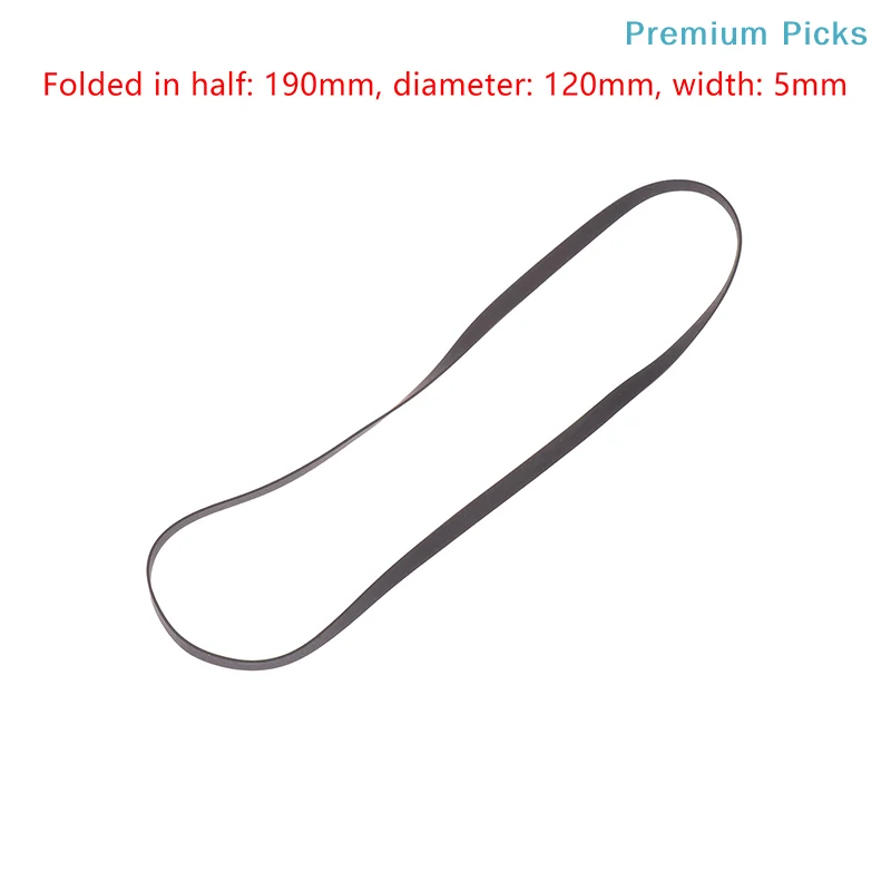 portable5MM/4MM Cassette Tape Machine Drive Belt Rubber Turntable Transmission Strap Replacement Accessories Player Phono Tape