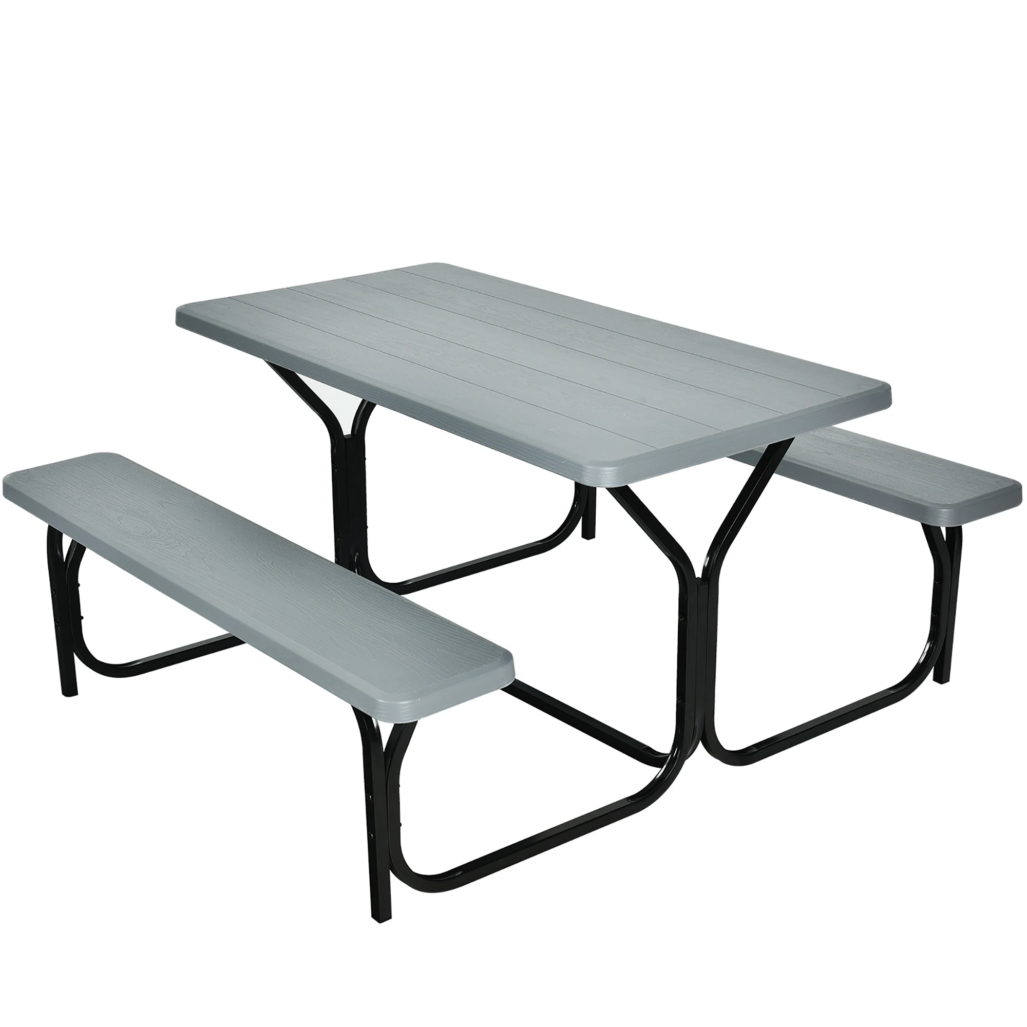 

Picnic Table Bench Set Outdoor Camping Backyard Patio Garden Party All Weather