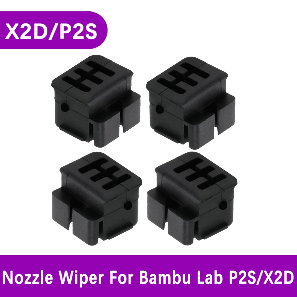 Nozzle Wiper For Bambu Lab P2S/X2D Silicone Brush High Quality Hotend Nozzles Cleanning Tool For Bambulab P2S Cleaner Parts