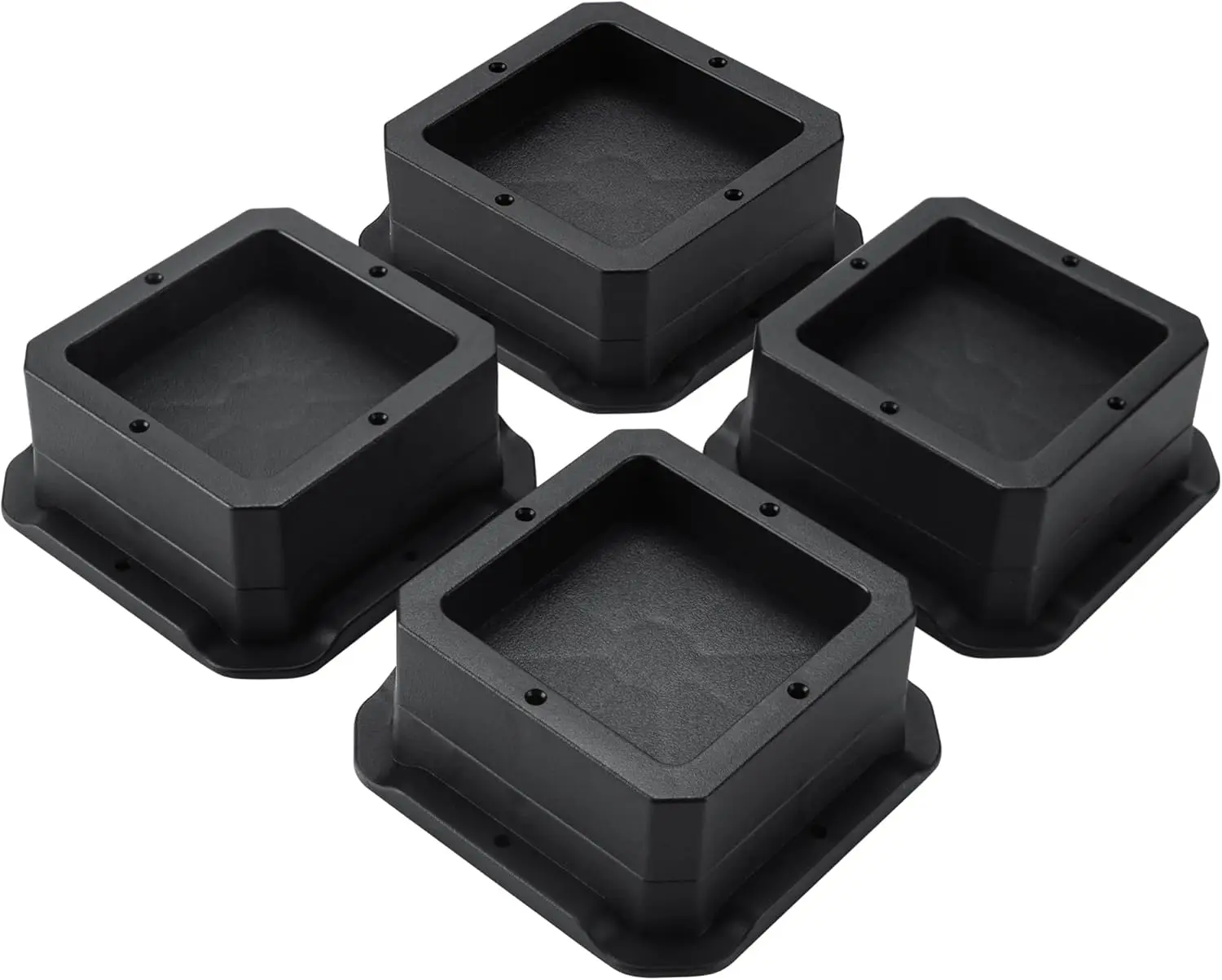 

Bed Risers 1 inch Heavy Duty Furniture Risers for Sofa Table and Chair Black 4 Pack
