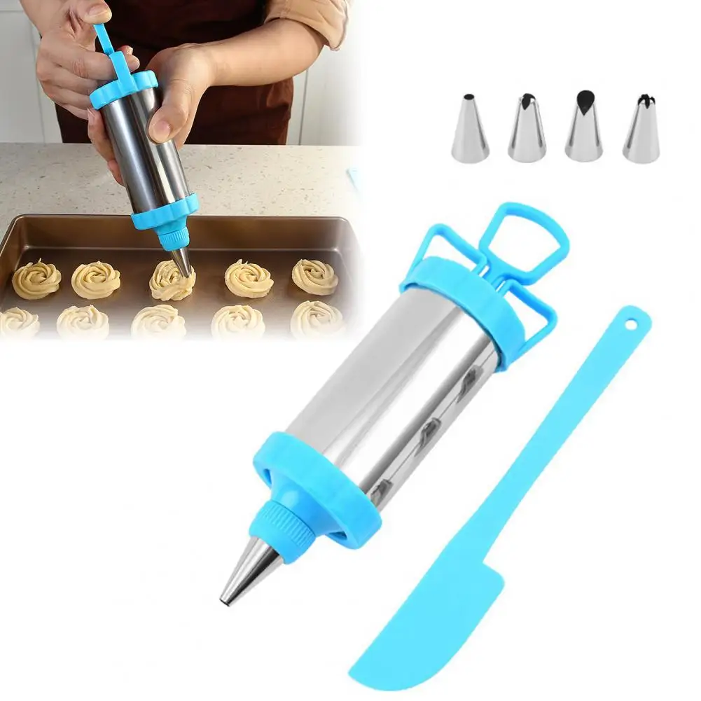 Cake Cream Set Pastry Filling Injector Decorating Kit Stainless Steel Baking Tool  Handheld Icing Dispenser